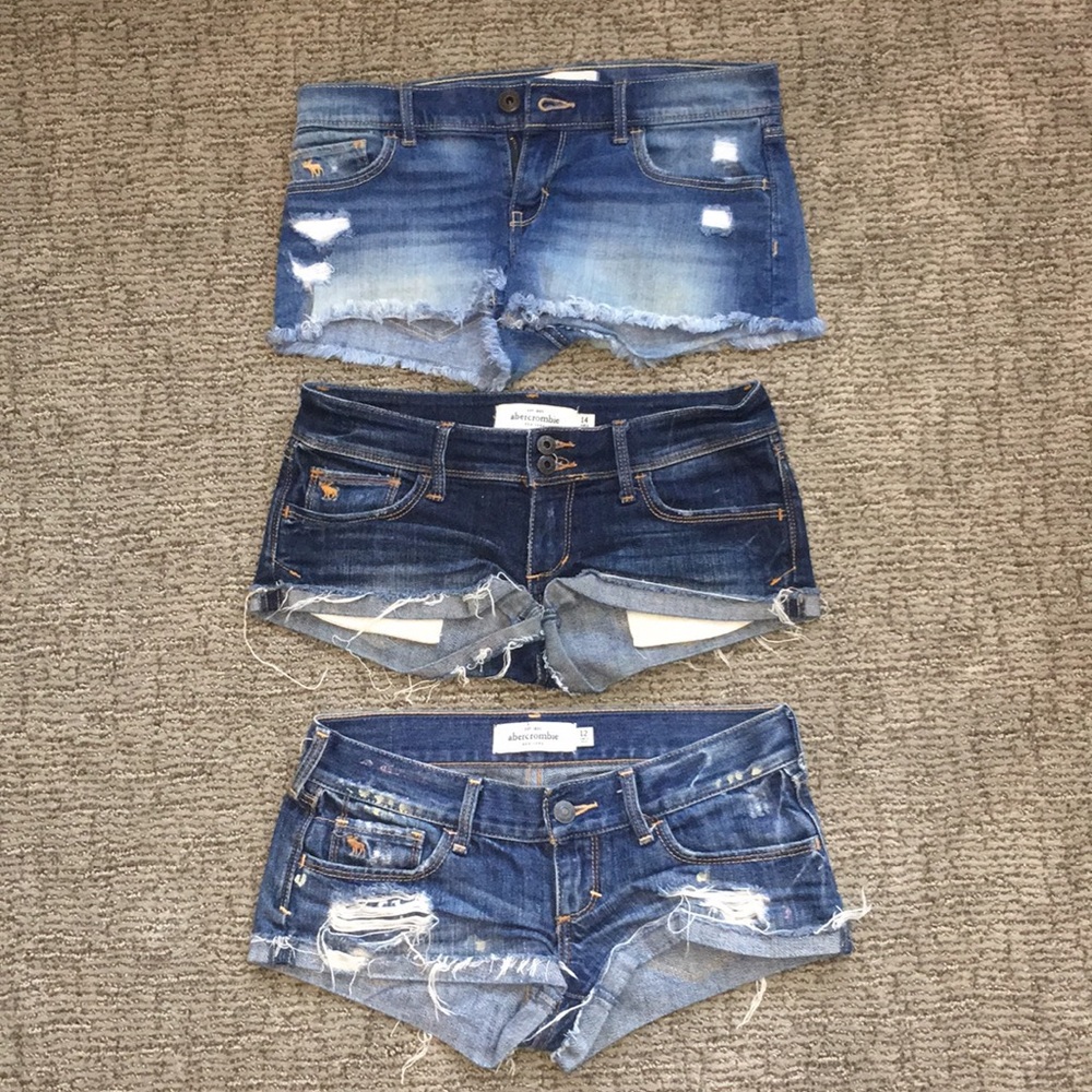 Abercrombie jean shorts
